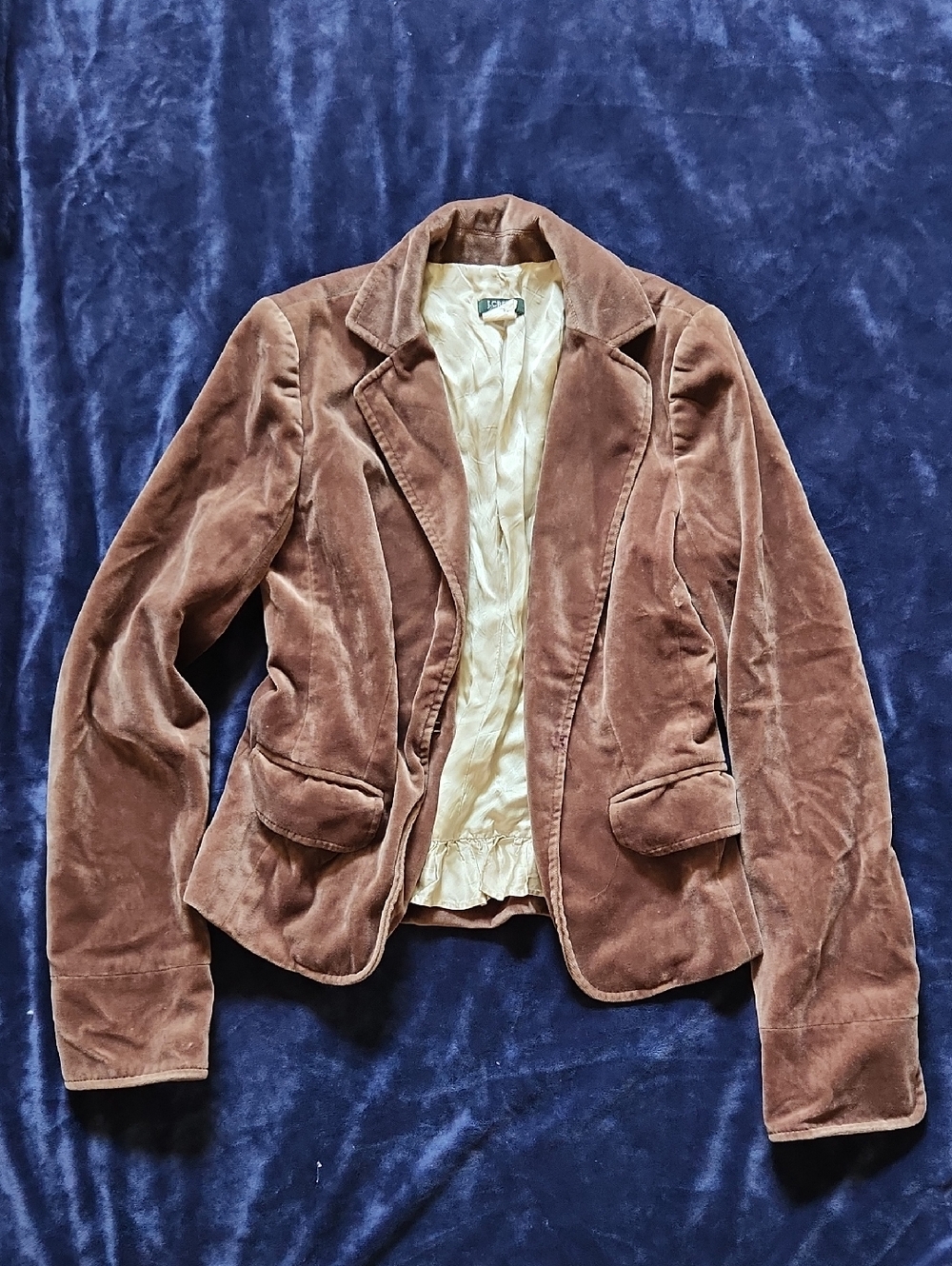 J. Crew Brown Velvet Blazer